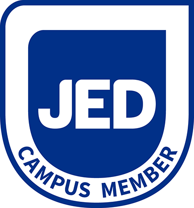 The Jed Foundation. Please click on the JED seal for more information.