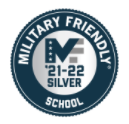 2021-2022 Silver Military Friendly School Badge