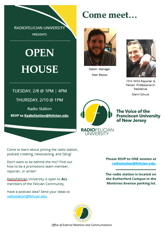 RadioFelician Open House Flyer