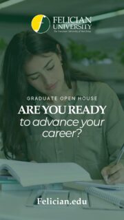 Want to advance in your career, earn more, or switch fields? 🤔 
 
Felician's 20+ graduate programs can help! 
🦅  Learn about our MACP, MSN, MBA & STEM degrees
🦅  Get answers on financial aid
🦅  Meet faculty and more
Join our Virtual Open House on Nov 20 at 6pm!

Register now using the link in our bio to secure your spot and get an application fee waiver! 👏 👆 

____________
#GraduateOpenHouse #GraduateStudents #GraduateOpenHouse #GraduateStudents #GraduatePrograms #GradSchool #VirtualOpenHouse #FelicianUniversity #FelicianGrad  #HigherEducation #GradLife