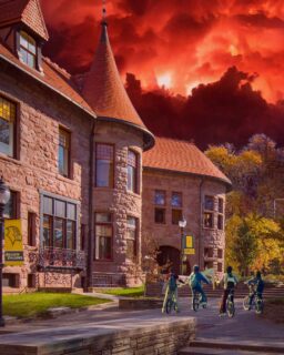 Greetings from the uʍoꓷ ǝpı̣sdꓵ.. 🫠 

In honor of Door #1 winning our door decorating contest, we had to take the trip into the upside down. Safe to say, things are getting strange around here… 😉 👏 🦅 

____________
#StrangerThings #UpsideDown #ThingsAreGettingStrange #FelicianUniversity #GoldenFalcons #FalconPride #LifeAtFelician #CampusLife #CollegeLife #CampusCreativity #CollegeCommunity