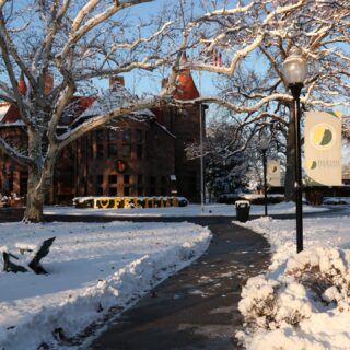 Our #GoldenFalcons just 'sleighed' finals… campus is officially in holiday mode! ❄️ 🎄✨
__________
#FelicianUniversity #FelicianStudents #FelicianGoldenFalcons #CollegeLife #College #SnowFall #WhiteChristmas