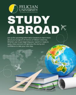 Are you ready to learn more about studying abroad with Felician? 

Join us for an upcoming Information Sessions and connect directly with faculty, explore the program, and get all your questions answered live on Zoom.

Spots are limited. Register today via campus groups or the link in bio! 🦅

____________
#FelicianUniversity #StudyAbroad #StudyingAbroad #Florence #Ireland