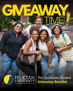 Commuter Students, this ones for YOU! 🫵 👏 🦅 

Thats right, if you are a commuter student, all of this could be YOURS! We are picking one lucky student who commutes to either our Rutherford or Lodi campus to win this entire bundle. To enter you must: 

🚗 Follow @felician_university
❤️ Like this post
💬 Comment where you commute from
📝 Complete the Google Form in our bio

We will announce the winner on Wednesday, March 12th. Good luck! One of you is driving away with this bundle. 🚗👏

______________
#FelicianUniversity #FelicianStudents #CommuterStudents #RutherfordNj #LodiNJ #FelicianFamily #GoldenFalcons #studentlife #CollegeLife