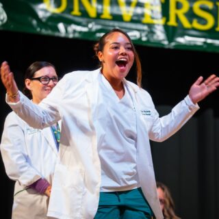 A new chapter begins for more than 400 of our future nurses! 🩺🤍

On October 14, students from our Traditional BSN, Accelerated BSN, and Hybrid Accelerated BSN programs gathered in Breslin Auditorium for our White Coat Ceremony, a symbolic rite of passage marking the beginning of their clinical education. Each student received and put on their first white coat, representing the responsibility, trust, and commitment that come with caring for others, before reciting their oath together.

Congratulations to all of our nursing students! 🩺 We can't wait to see all you accomplish! 

_______________
#FelicianUniversity #FelicianStudents #GoldenFalcon #Nursing #WhiteCoat