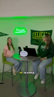 It’s Friday! Today’s #FalconFriday is all about Anna! 👏 
 
Anna is a freshman who is undecided on her major and taking her time to explore. Along with her core classes, she’s having a great time in ceramics this semester! Anna says the biggest change from high school to college has been the independence. Balancing classes and a job wasn’t easy at first, but she found what works for her: build a routine, make time for everything on your plate, and save time for yourself too, whether that’s the gym or doing something you love.
 
Thanks for joining us, Anna! We're so happy to have you as apart of the #FelicianFamily! 🦅 🙌 
______________
#FalconFriday #FelicianUniversity #GoldenFalcons #FelicianStudents #FreshmanYear #OpenHouse