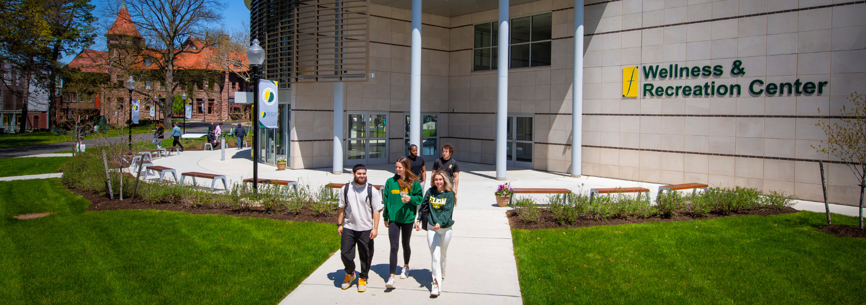 Students Walking On Campus