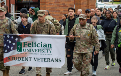 Honoring Veterans with Ruck March and Leo P. McGuire Veterans Success Center Ribbon Cutting