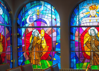 stained glass in lodi chapel