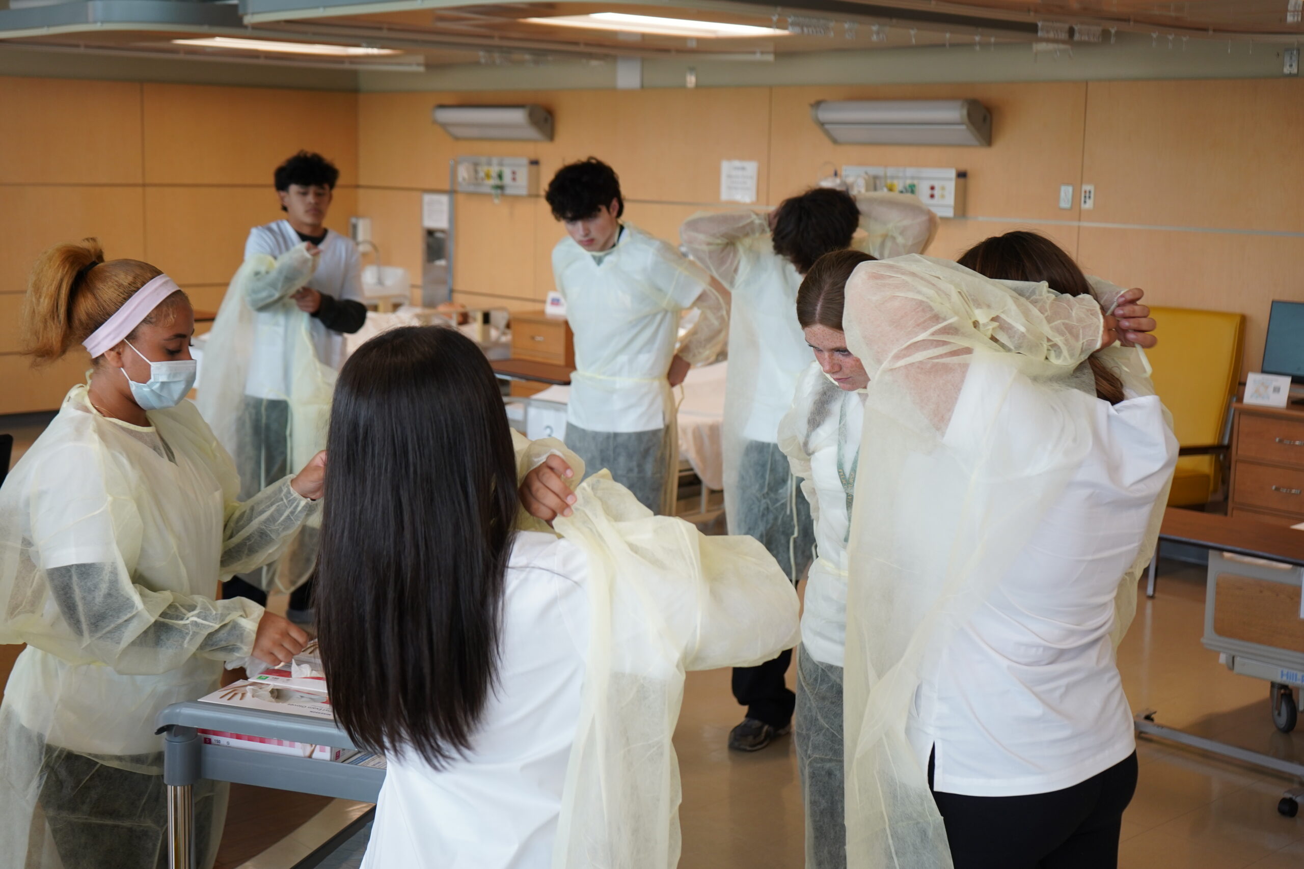 summer nursing academy PPE exercise