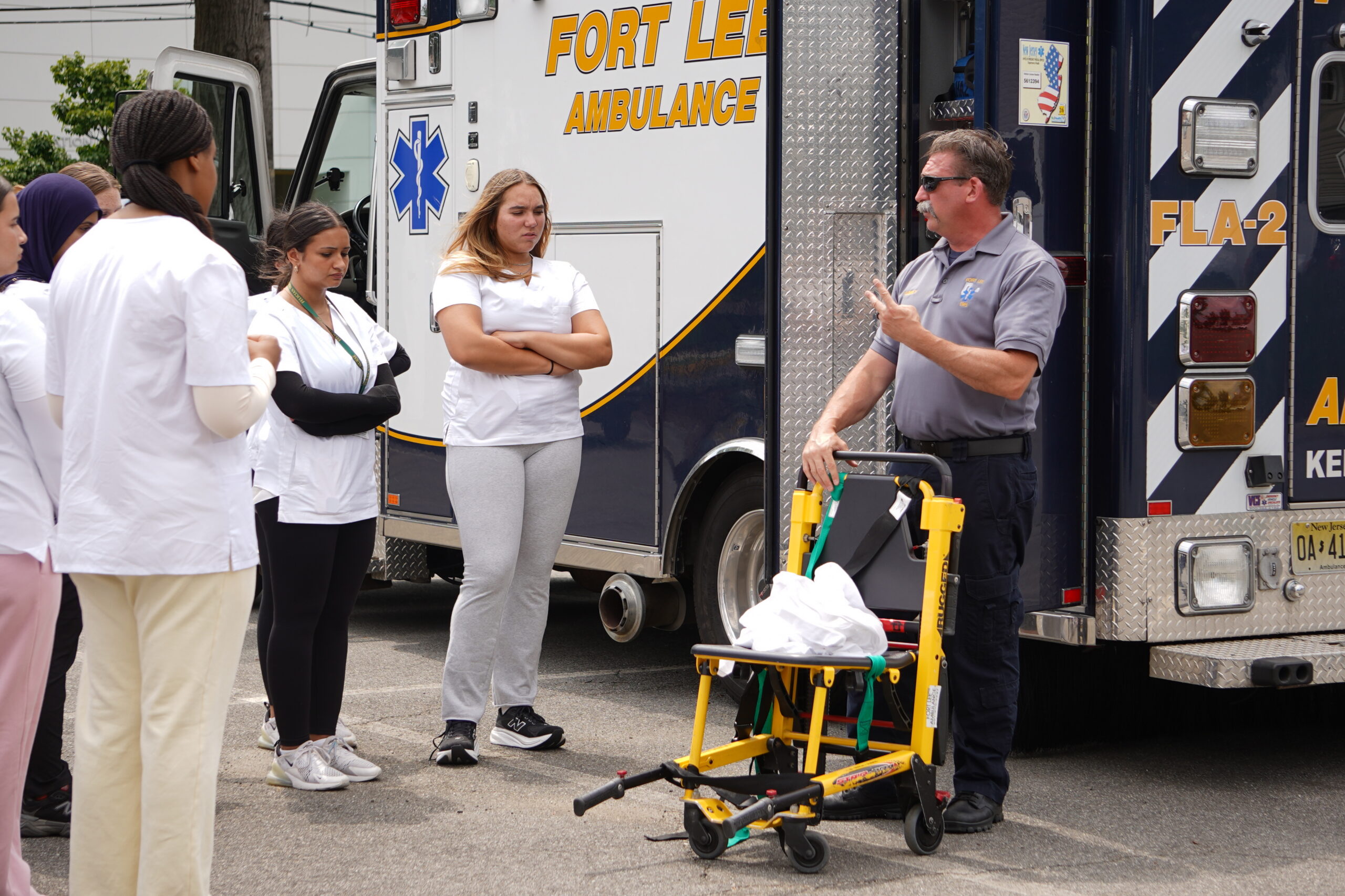 summer nursing academy ambulance demo